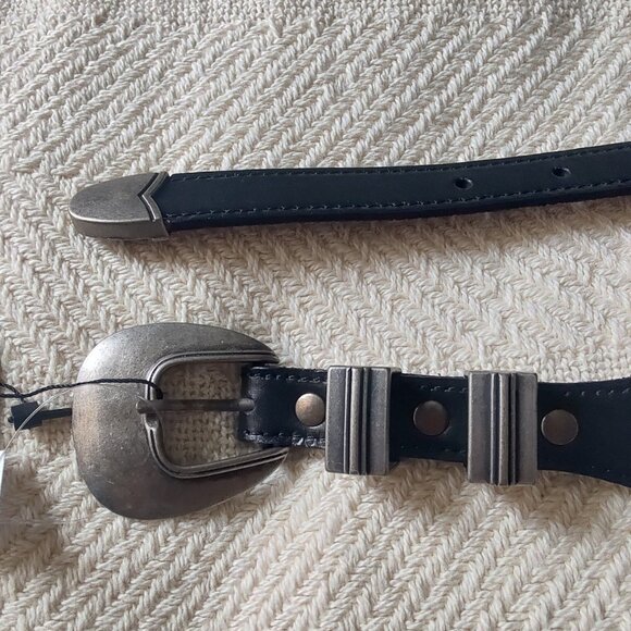 NWT Banana Republic Black Leather Belt main image 5